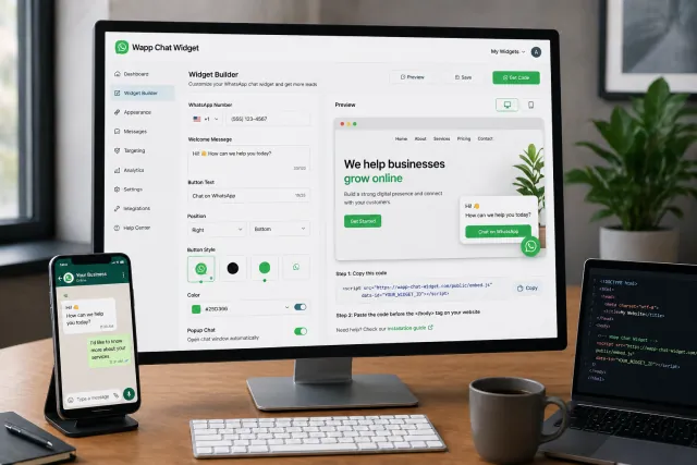 Benefits of a WhatsApp widget compared with a contact form